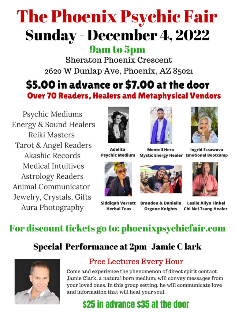 Fair Flyer Phoenix Psychic Fair